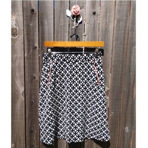 NWT Le Lis Stitch Fix Black and White Skirt